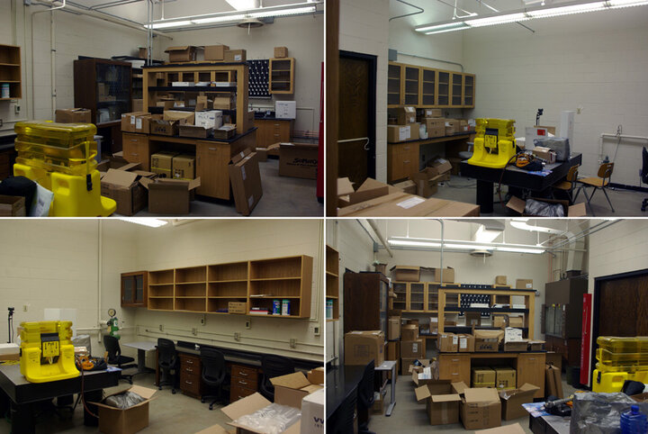 Lab remodeled (Nov 2012)